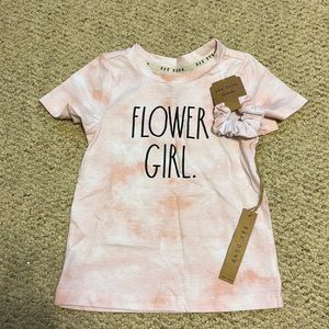 Rae Dunn toddler flower girl t-shirt
